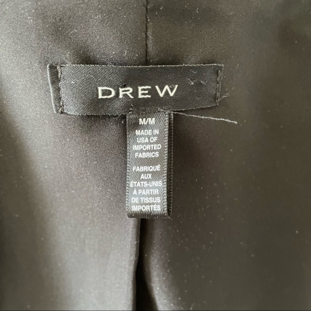 EUC Drew Gray Blazer with detachable Leather Dixie, M - Picture 9 of 10